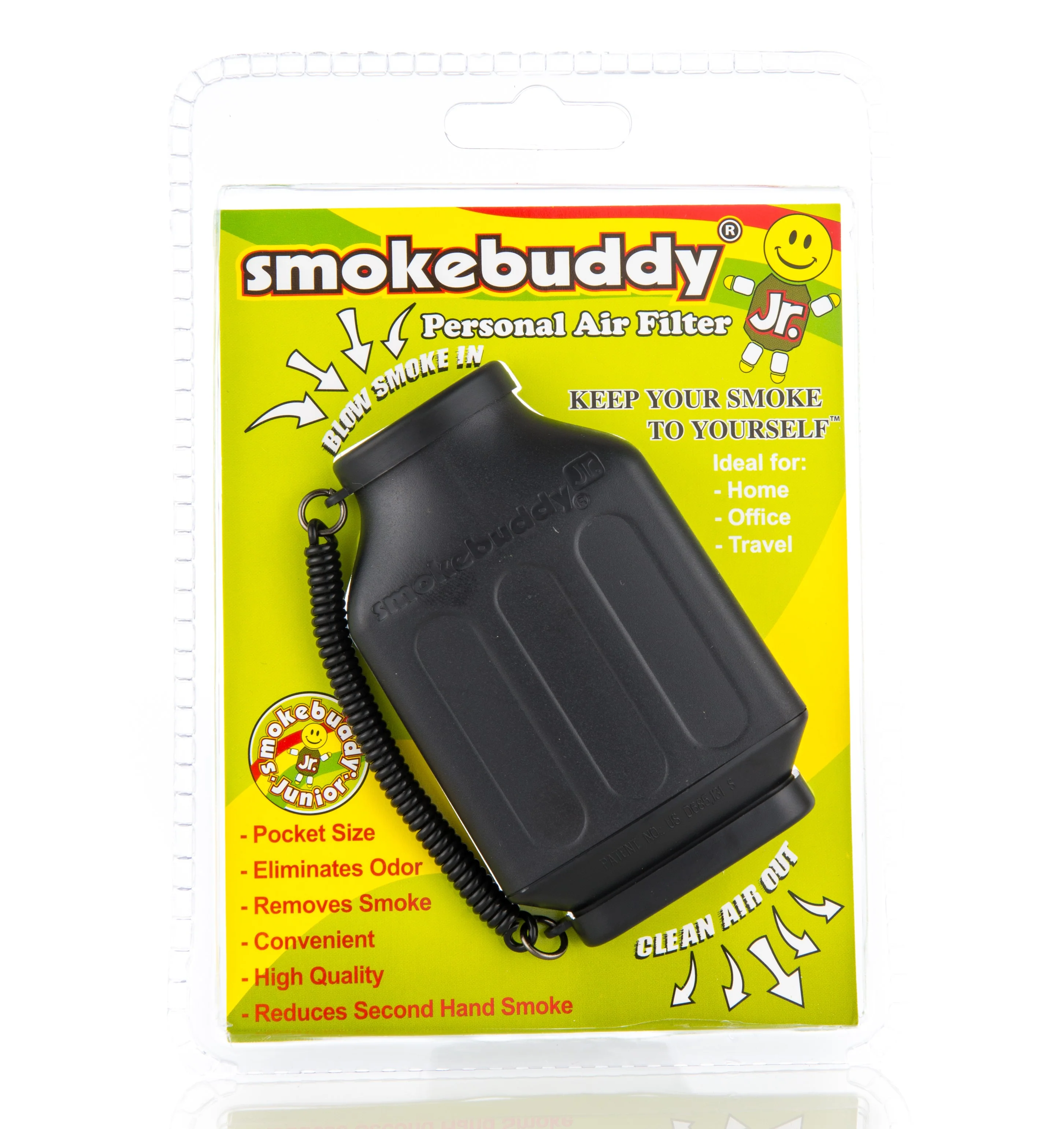Black Smokebuddy Junior Personal Air Filter - Image 4