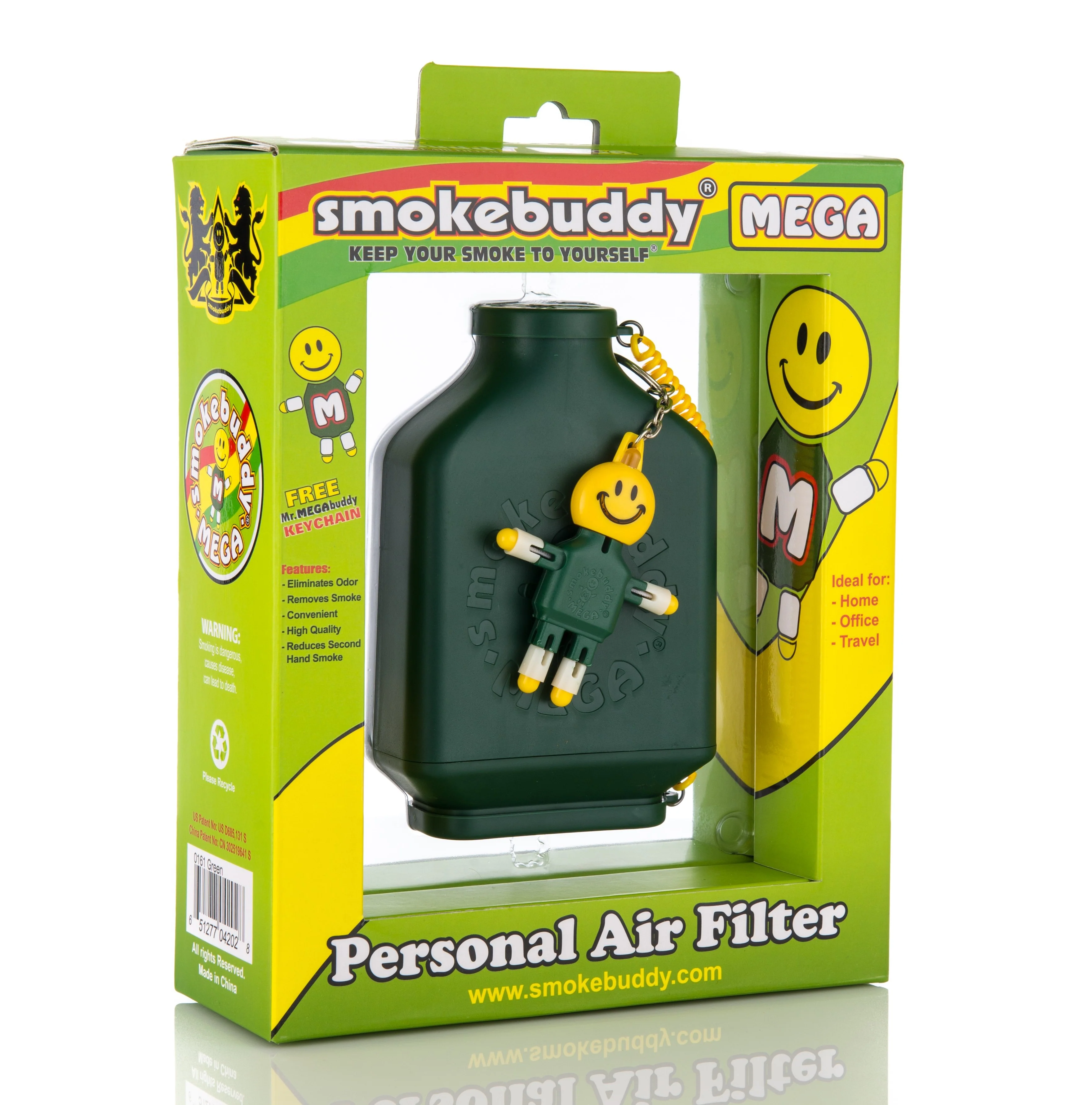 Green Smokebuddy MEGA Personal Air Filter - Image 4