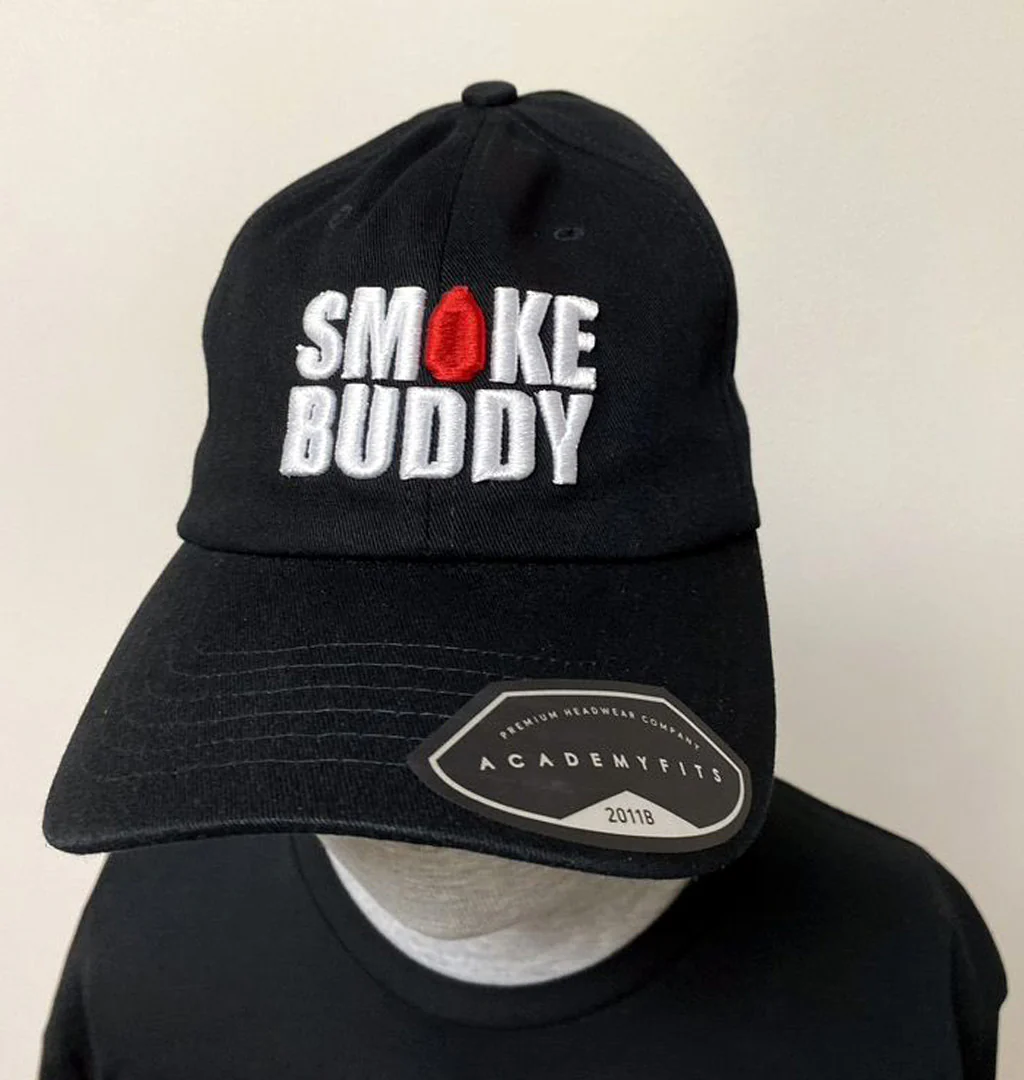 Smokebuddy Black Golf Hat - Image 3